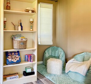 Kids nook in the living room