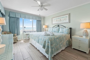 Wake up to the sound of waves and stunning oceanfront views right from your master bedroom retreat.