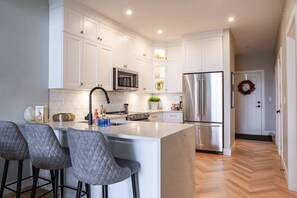 The kitchen.