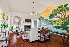 Spacious living room.