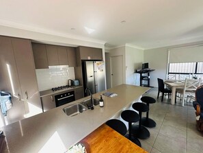 Large Kitchen and Study in the background