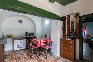 Kitchen and dining area