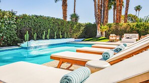 Large and lush backyard