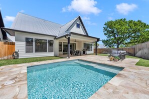 Escape the heat in this crystal-clear pool