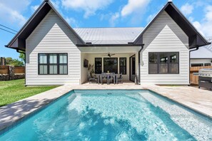 Cool off at Firefly's crystal blue pool