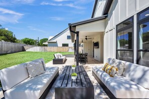 Spend the sunny afternoon on the patio