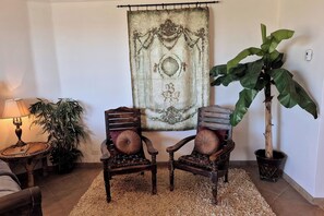 Sitting area in master bedroom