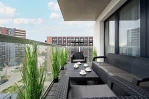 Furnished balcony