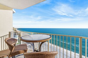 Private balcony overlooking the gulf