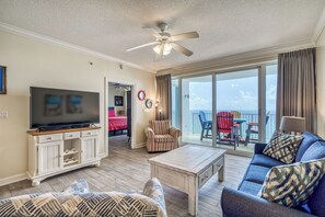 Gulf front living room