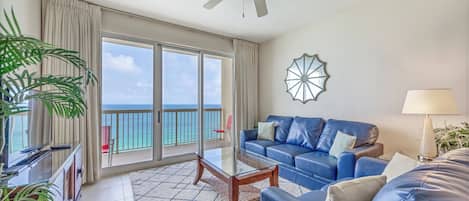 Gulf front living room