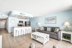 Gulf front living room