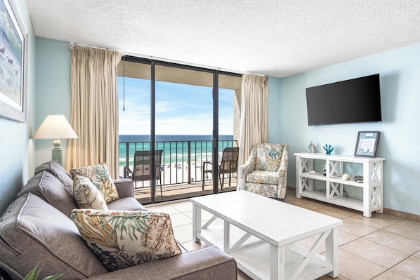 Gulf front living room