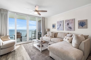 Gulf front living room
