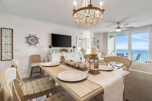 Dining table with a view!