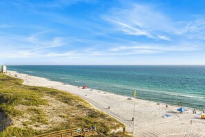 View of the gulf from the private balcony