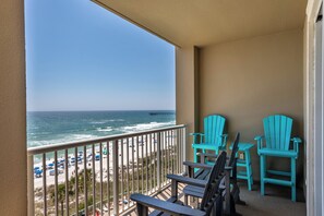 Private balcony overlooking the gulf