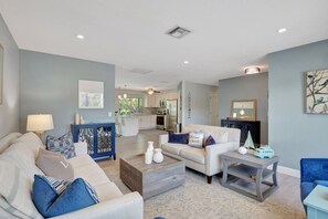 Living room, upon entering house