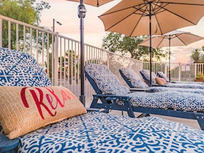 Stay and Relax in our comfortable pool lounge chairs
