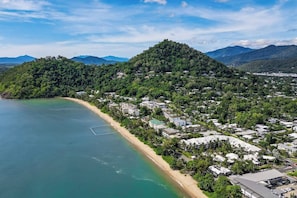 Direct access to the beautiful Trinity Beach is just steps away from your doorstep.