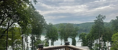 View of the lake from the front deck