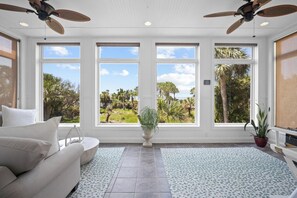 Sunroom with Ocean View