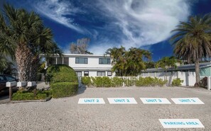2 parking spots at front of property for guests of Unit 2