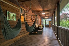 Indoors, Hardwood, Stained Wood, House, Porch