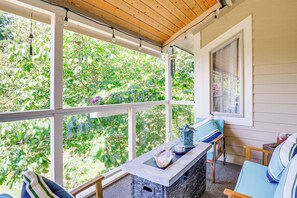 Covered Deck | Mountain Views | Gas Grill