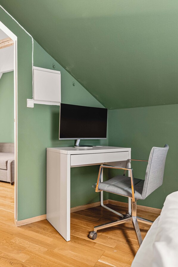 Cozy workspace nook perfect for remote work or planning your day.