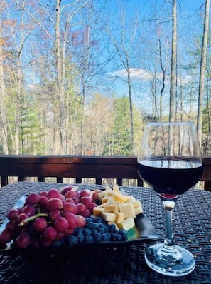 Enjoy time on our deck