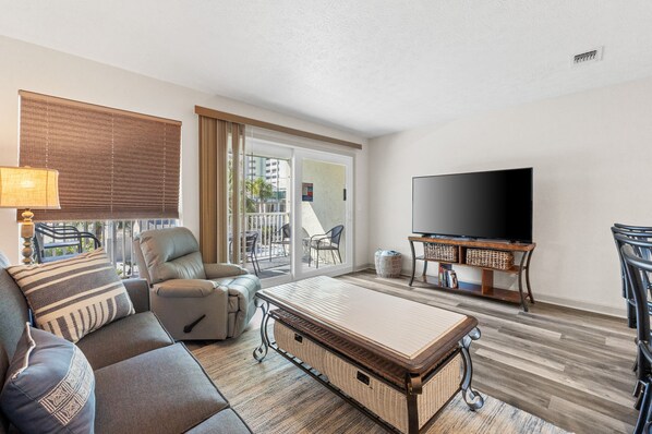 Living room with sleeper sofa
