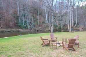Firepit by the New River...