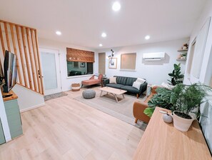 Fully renovated living room