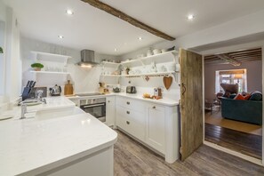 Orchard Cottage, Ringstead: Hand built kitchen