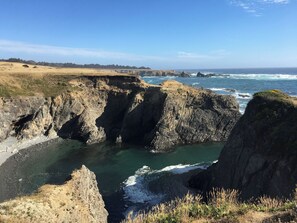 Private beach
