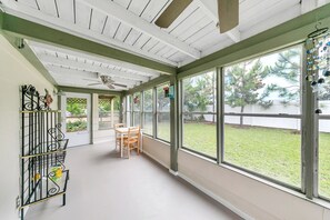 Screened in patio
