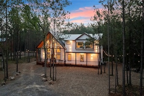 Tucked in natural pines