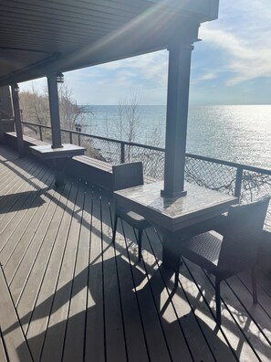 Deck view North.