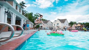 Swimming fun - outdoors 