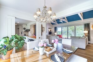 Dining Area | 1st Floor | Free WiFi | Central A/C & Heating