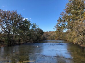 North fork of the Shenandoah property’s northern edge on the left bank