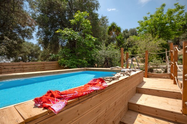 Pool indulged in green