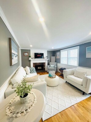 Relax in our cozy couches and relax with family!