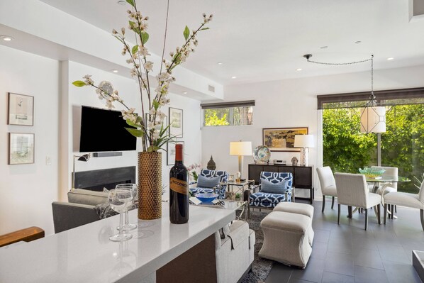 Island Living Room View