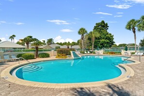 Large Pool Just A Few Steps Away