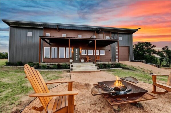 Sit in style while overlooking Enchanted Rock!