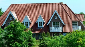 Blick vom Deich auf Haus Ahndole-Hollken...