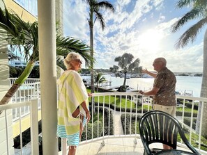 The view never gests old- outdoor dining C6 Yacht Club near Grace Bay beach