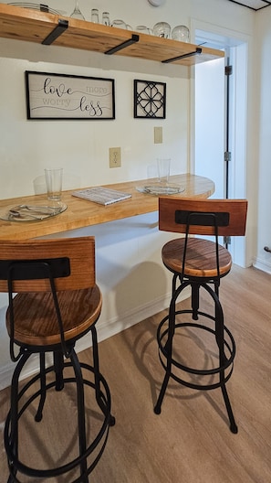 Coffee maker and Sitting area